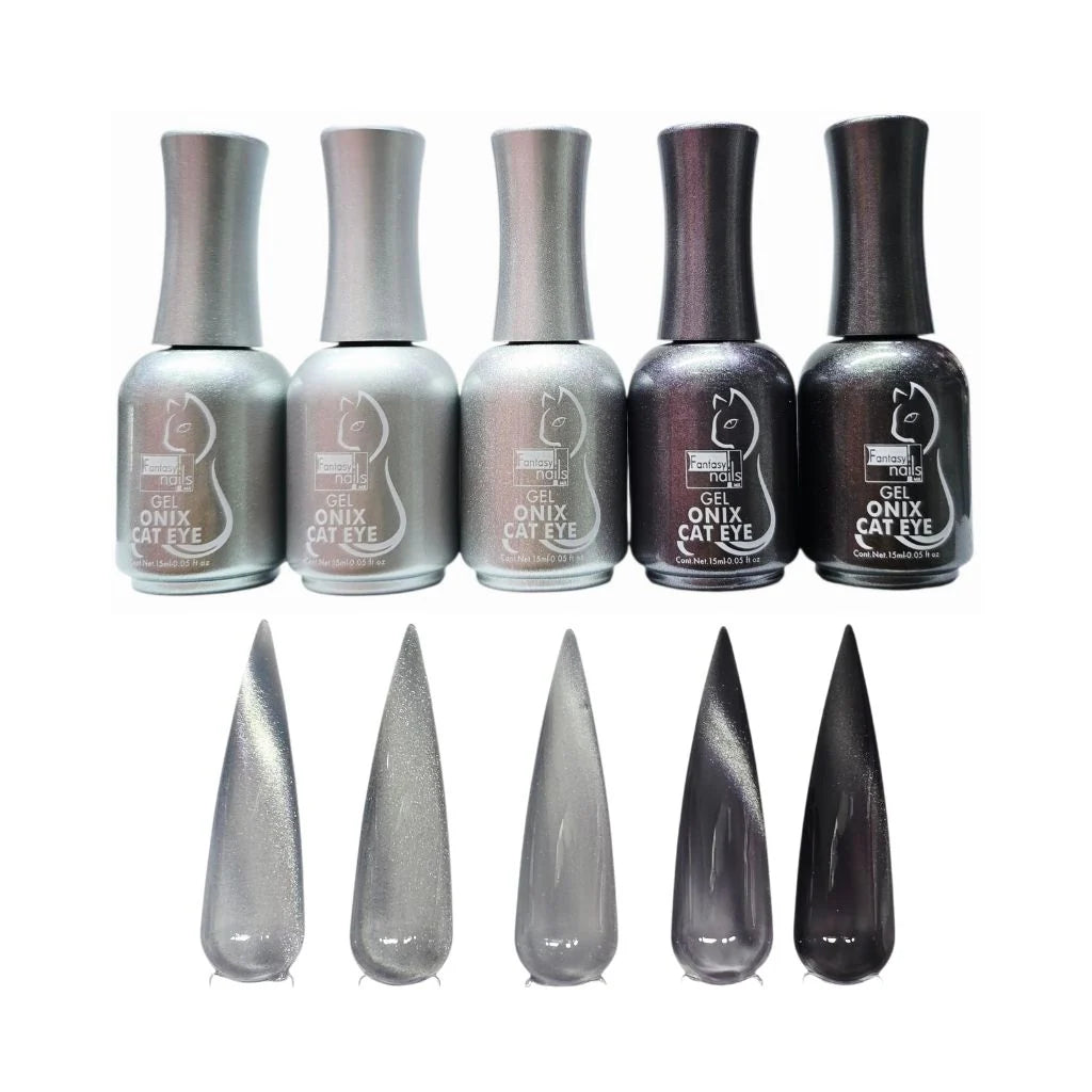 Fantasy Nails Onix Cateye Gel Collection 5 colors – Gina's Nails