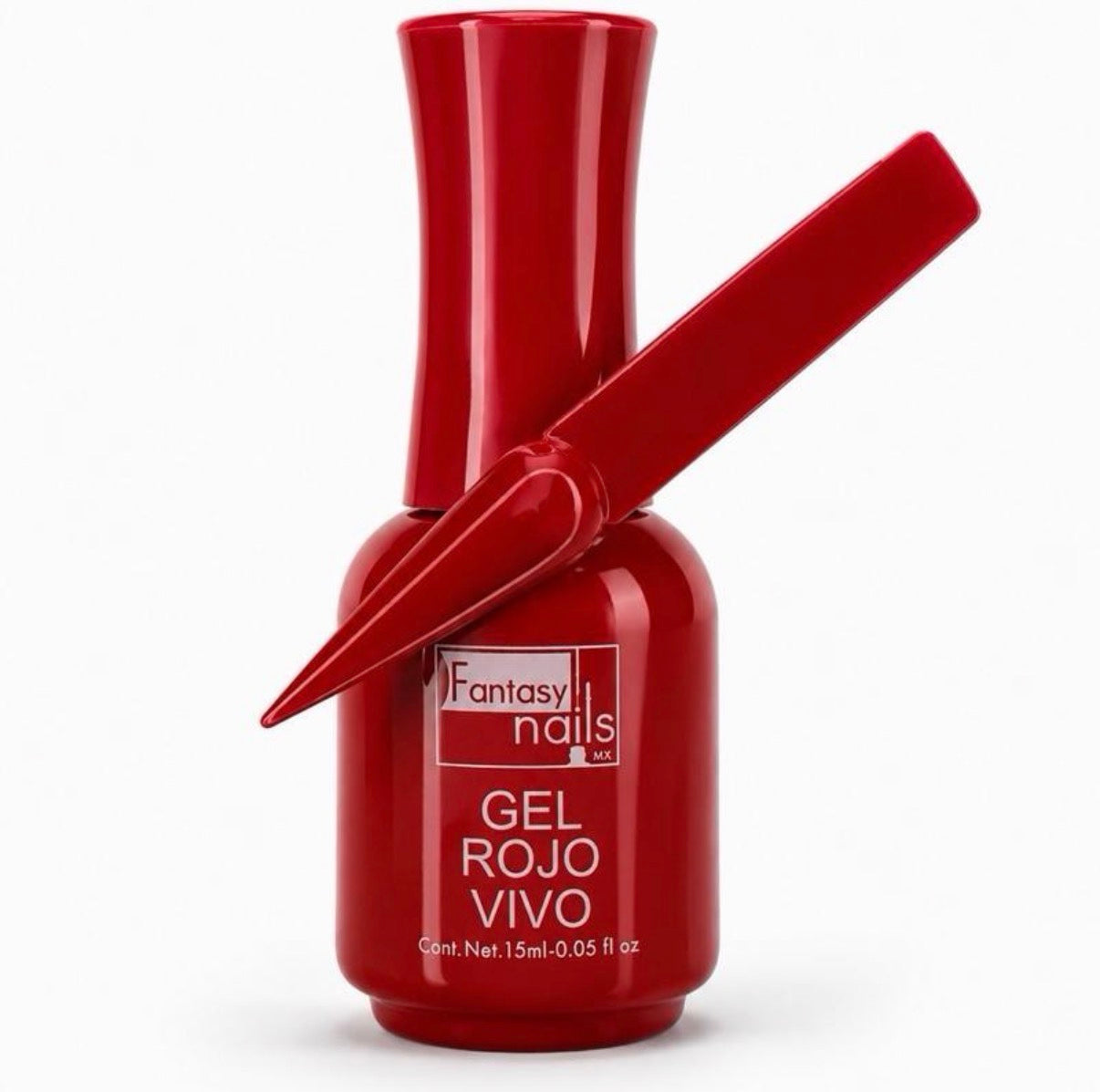 Fantasy Nails Rojo Vivo Gel Polish- 15ml