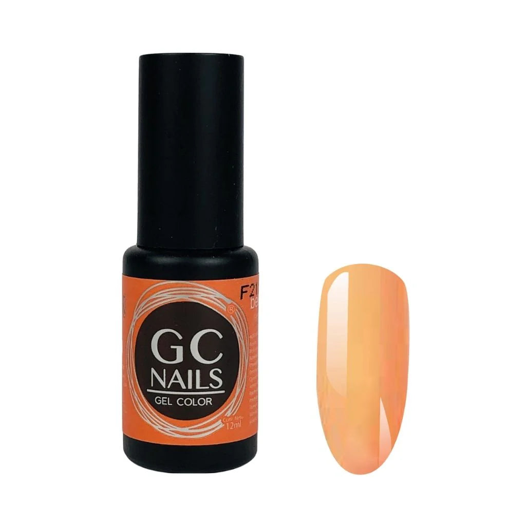 Gc Nails Tangerina Glow Gel Polish #39-12ml
