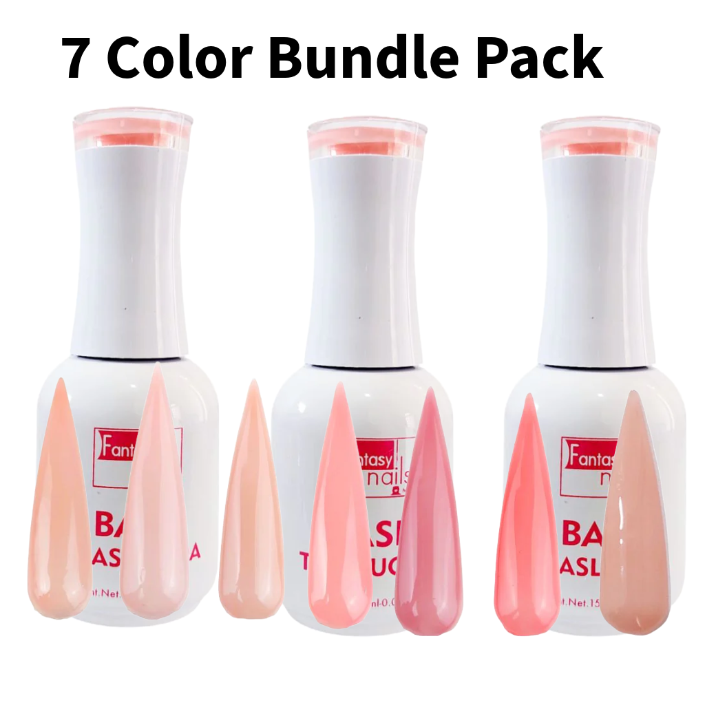 Fantasy Nails Traslúcida 7 gel colors Bundle Pack – Gina's Nails