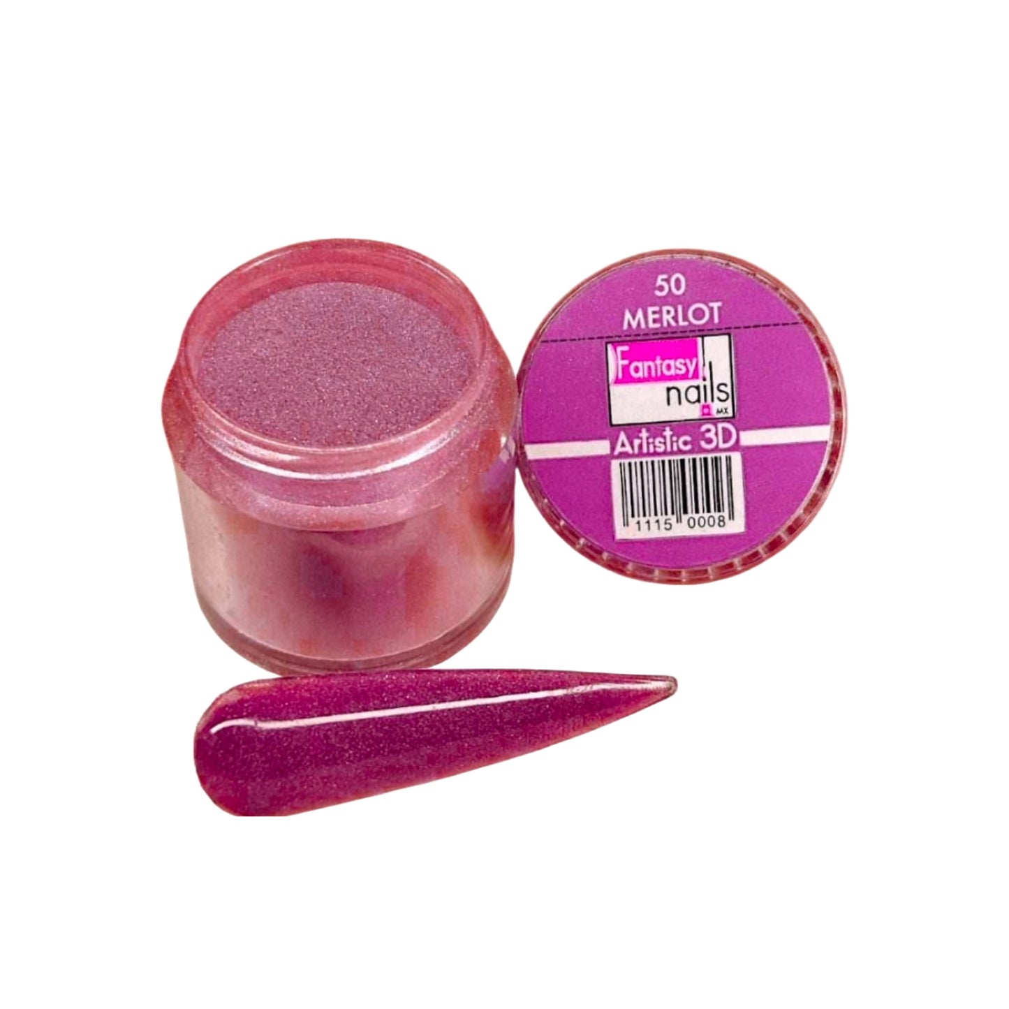 Fantasy Nails Merlot #50 3D Acrylic 8g
