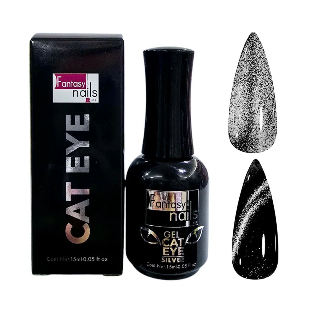 Fantasy Nails Silver Cat eye Gel 15ml