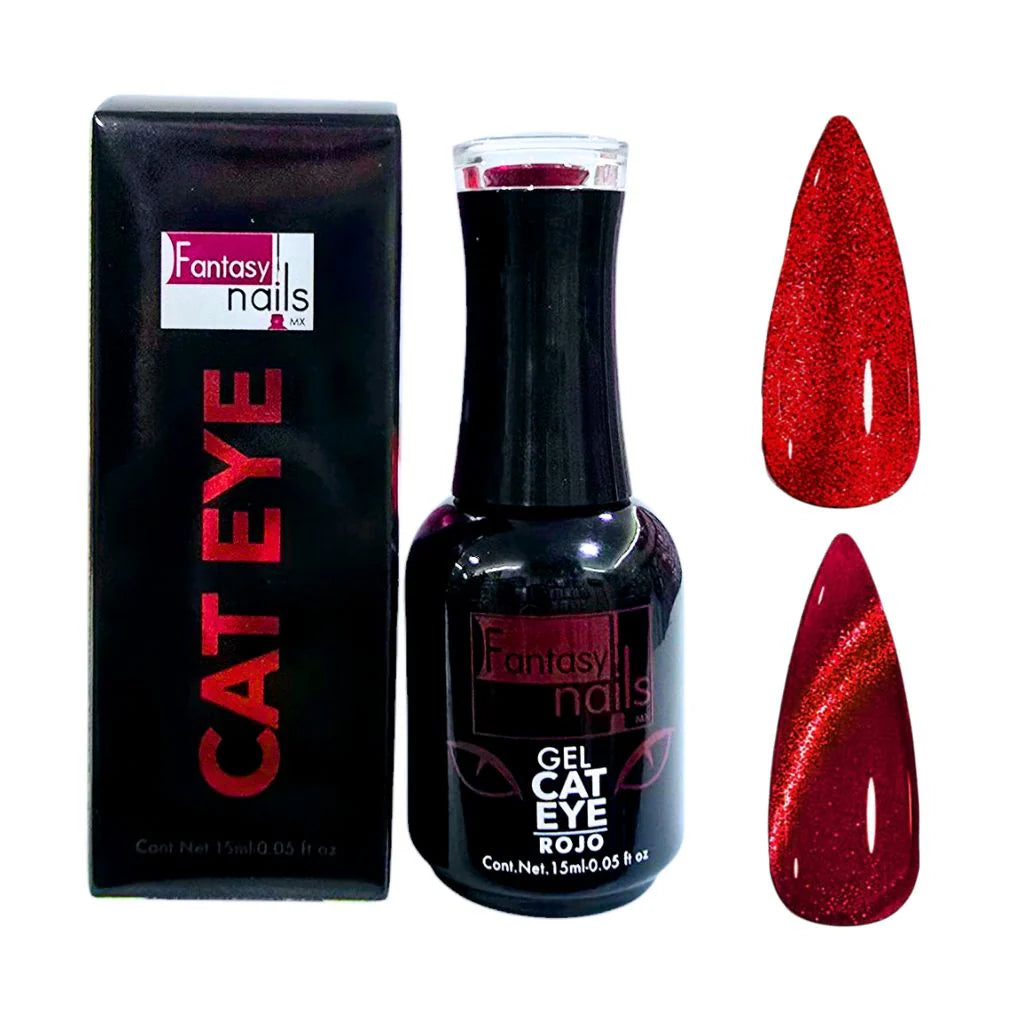 Fantasy Nails Red Cat eye Gel 15ml
