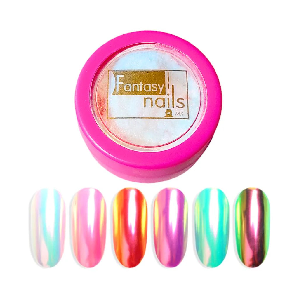 Fantasy Nails Efecto Aurora Arcoiris