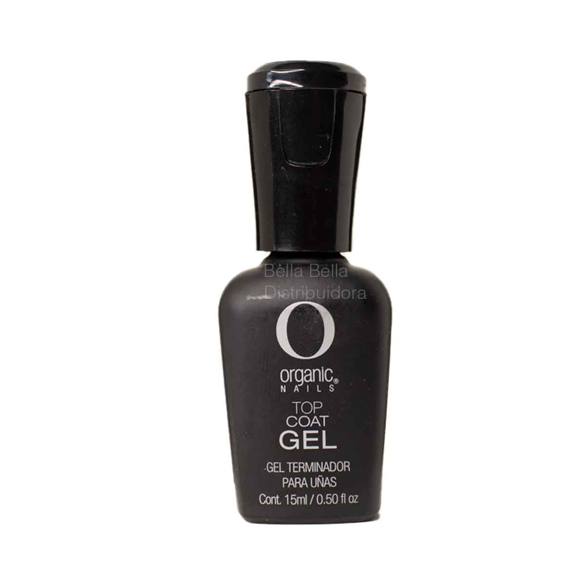 Organic Nails Top Coat Gel 15ml
