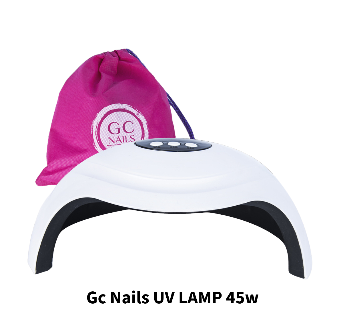GC NAILS Professional Nail Drying Lamp for Manicure - 45W UV LED Nail Lamp