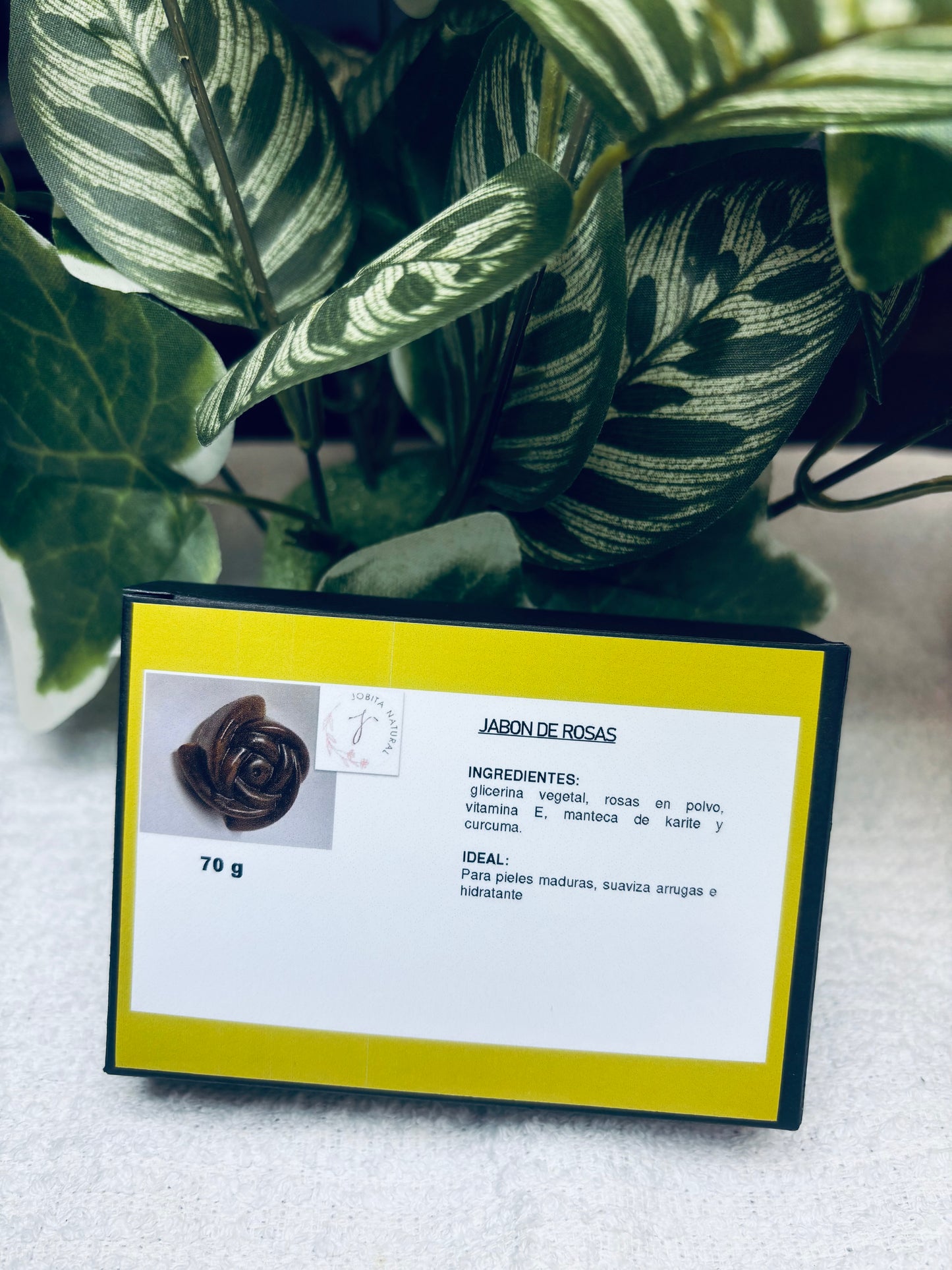 Jabon de Rosas 100% organico