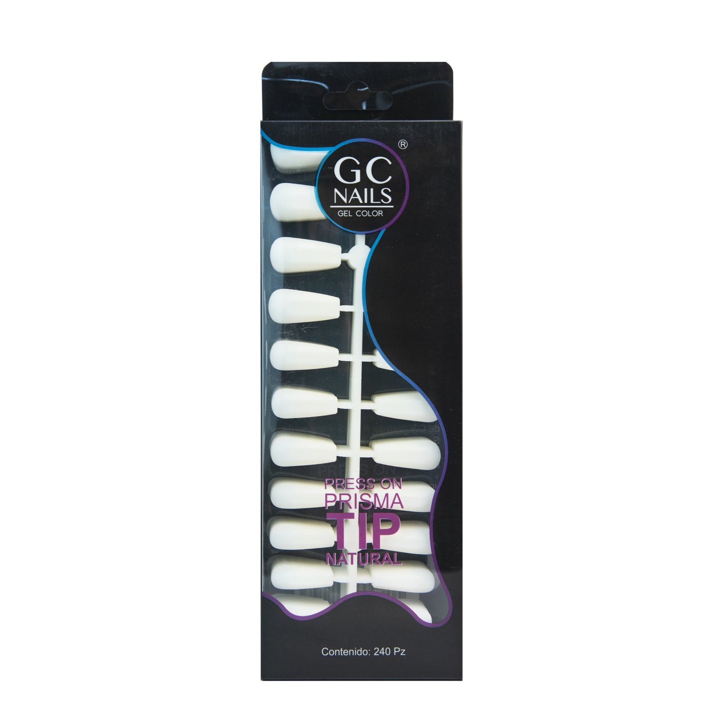 Gc Nails Nails Press-On Natural Tips 240pz
