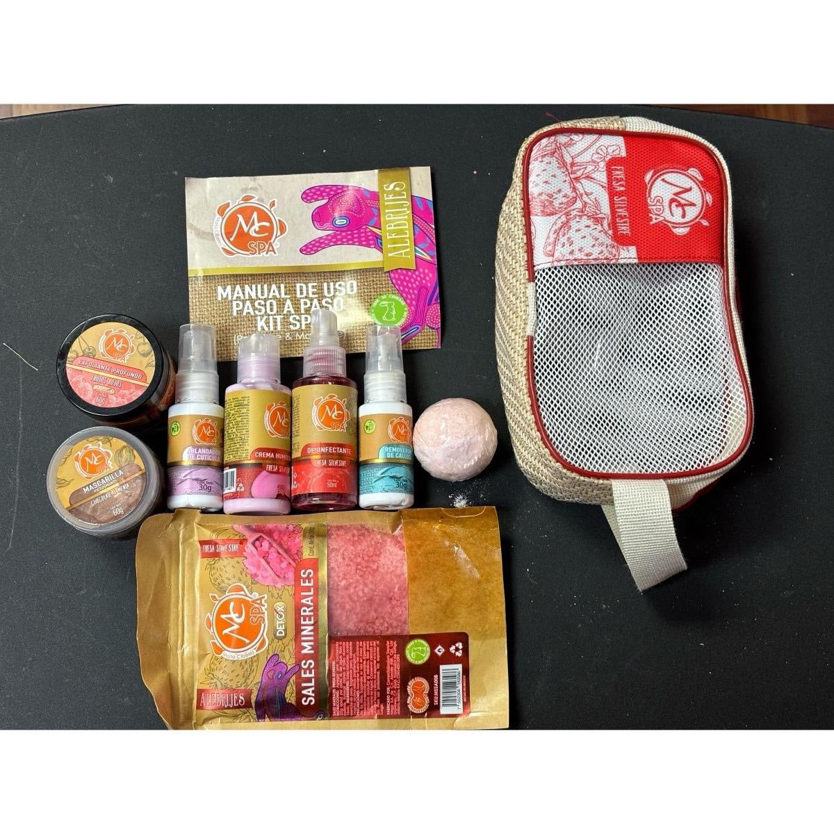 MC Nails Wild Strawberry Scent Professional Pedicure Kit