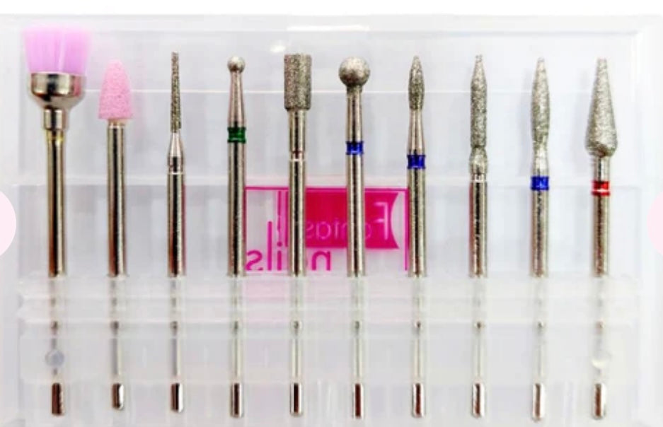 Fantasy Nails Russian-Dry Drill Tips set