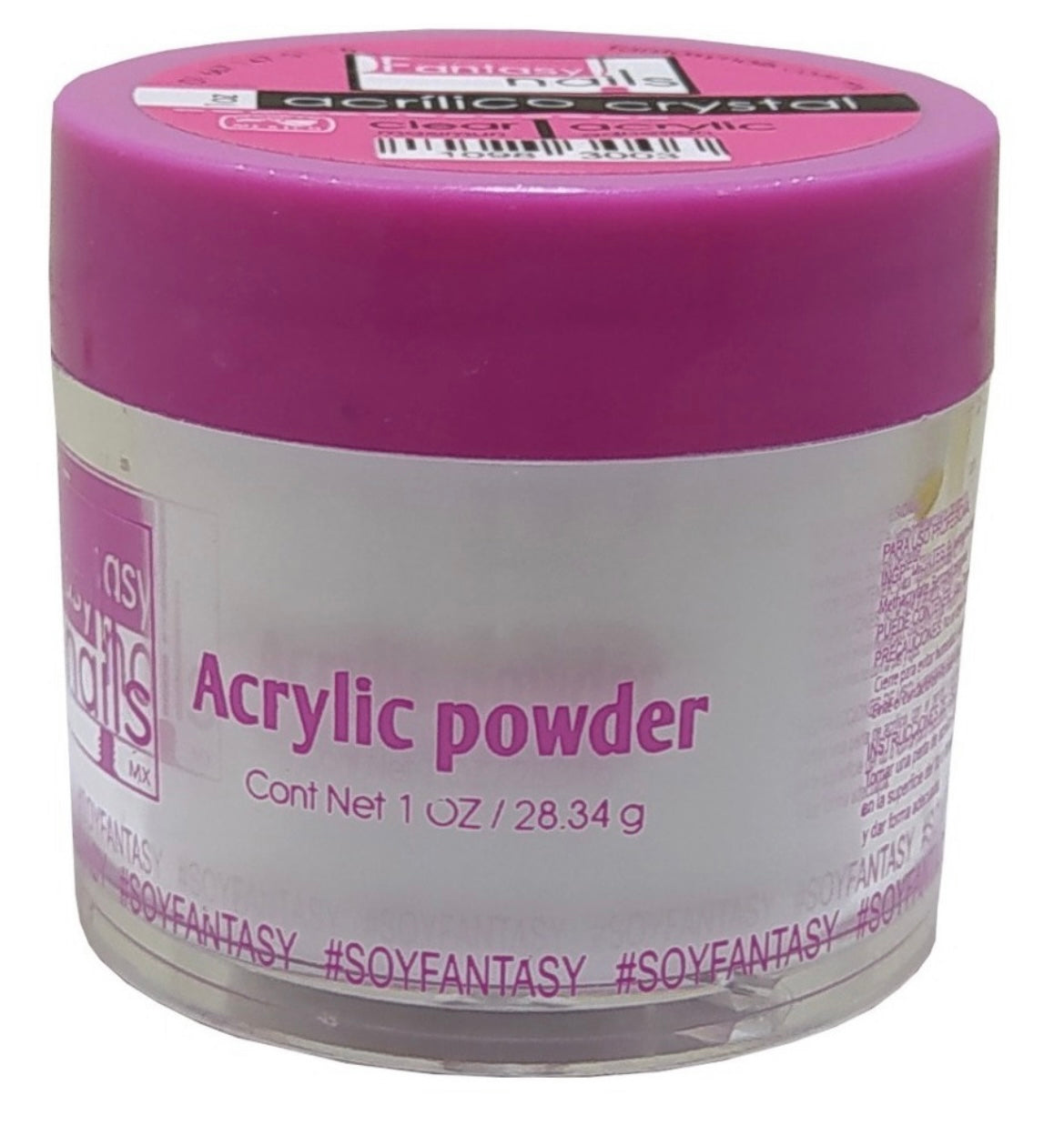 Fantasy Nails Acrylic powder clear