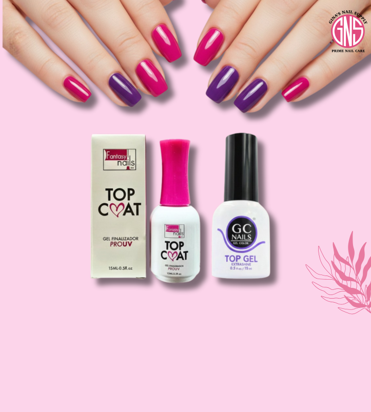 Topcoat for long-lasting glossy nails