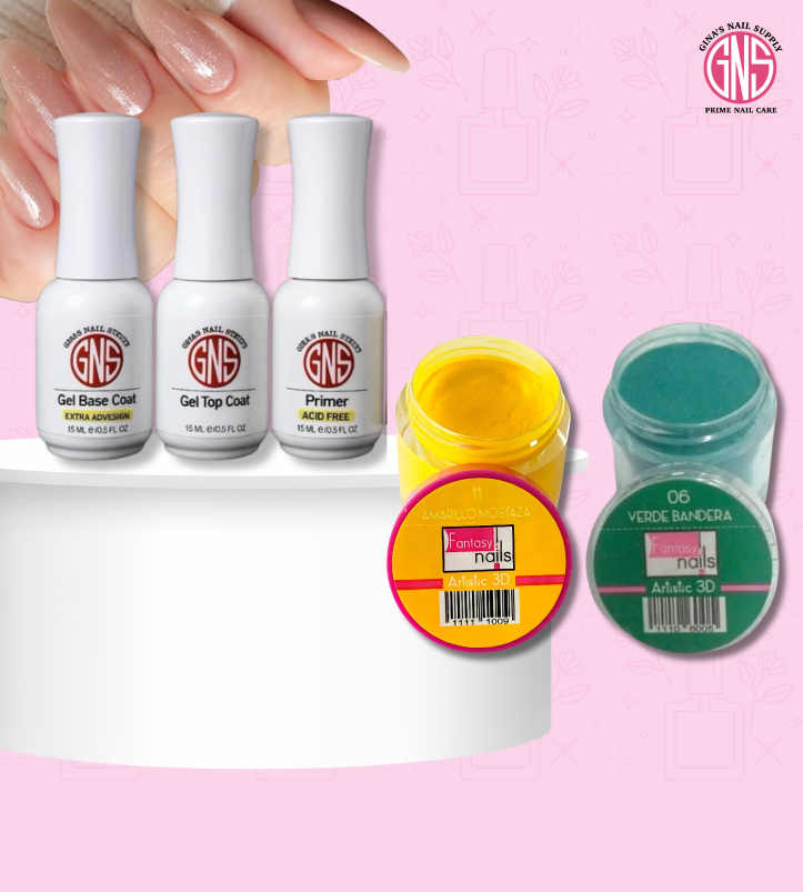 Gina Nails acrylic powder collection