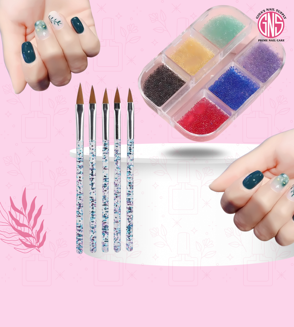 Long-lasting 3D nail extensions with elegant style