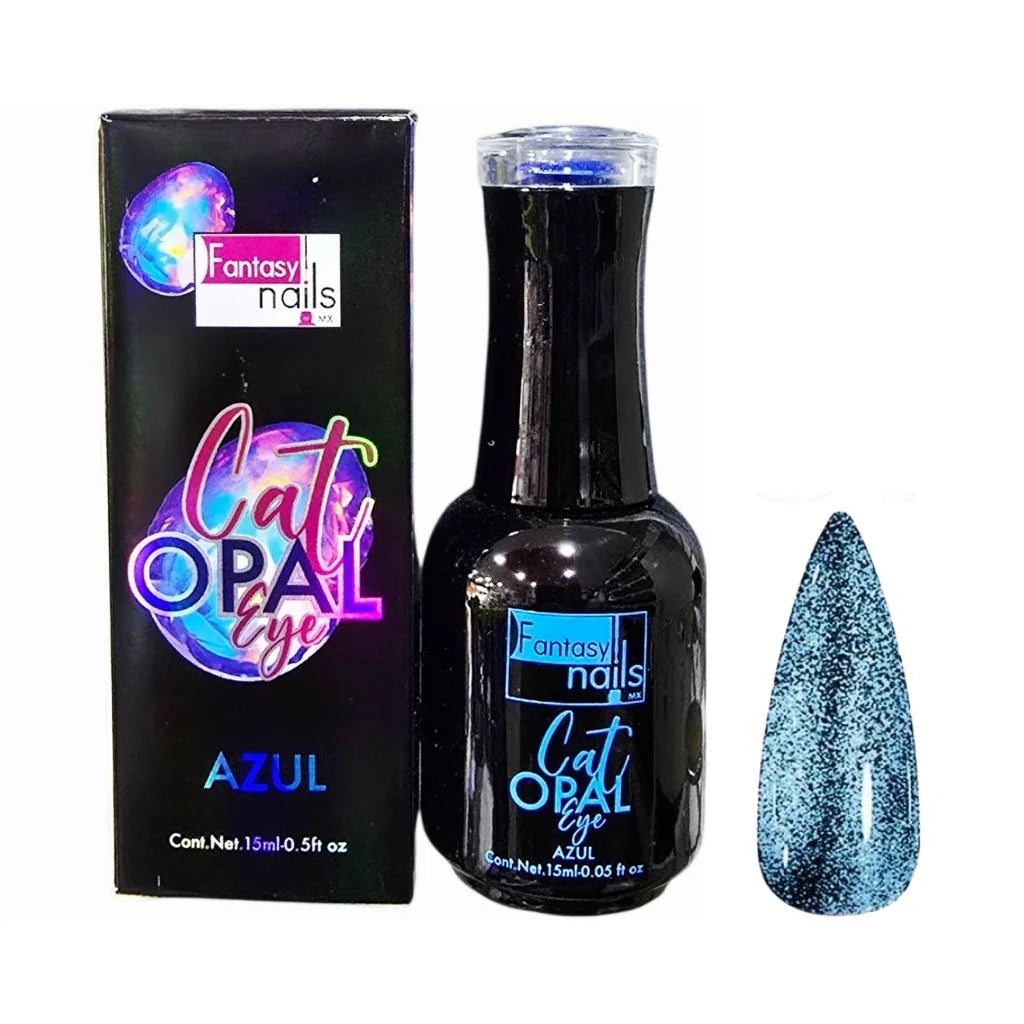 Fantasy Nails Opal Cat Eye AZUL -Gel 15ml