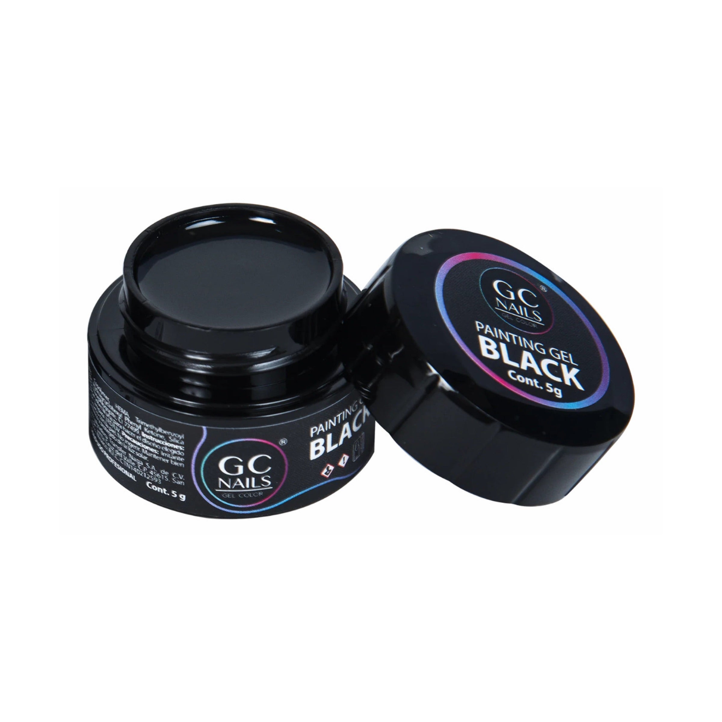 Gc Nails Black Painting Gel 5g