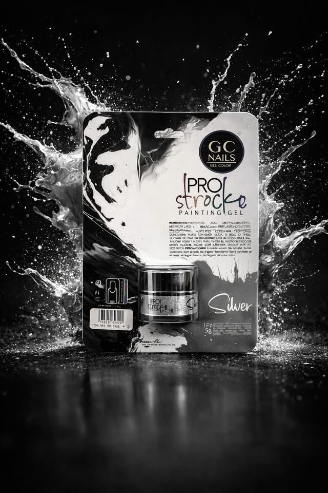 Gc Nails Silver Painting Gel 5g