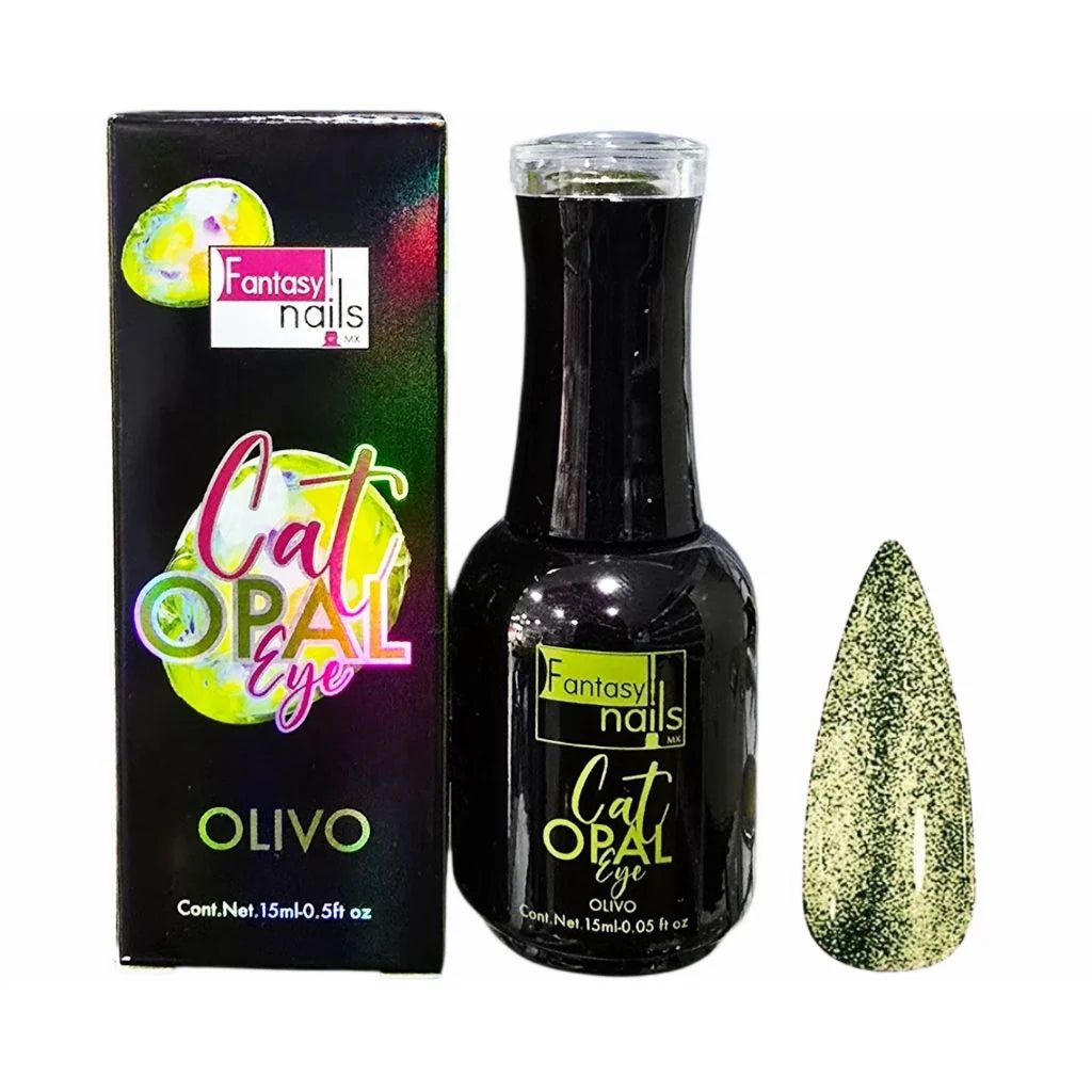 Fantasy Nails Opal Cat Eye OLIVO -Gel 15ml