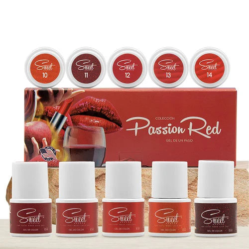 Sweet Natural - Passion Red Gel Collection 5 colors