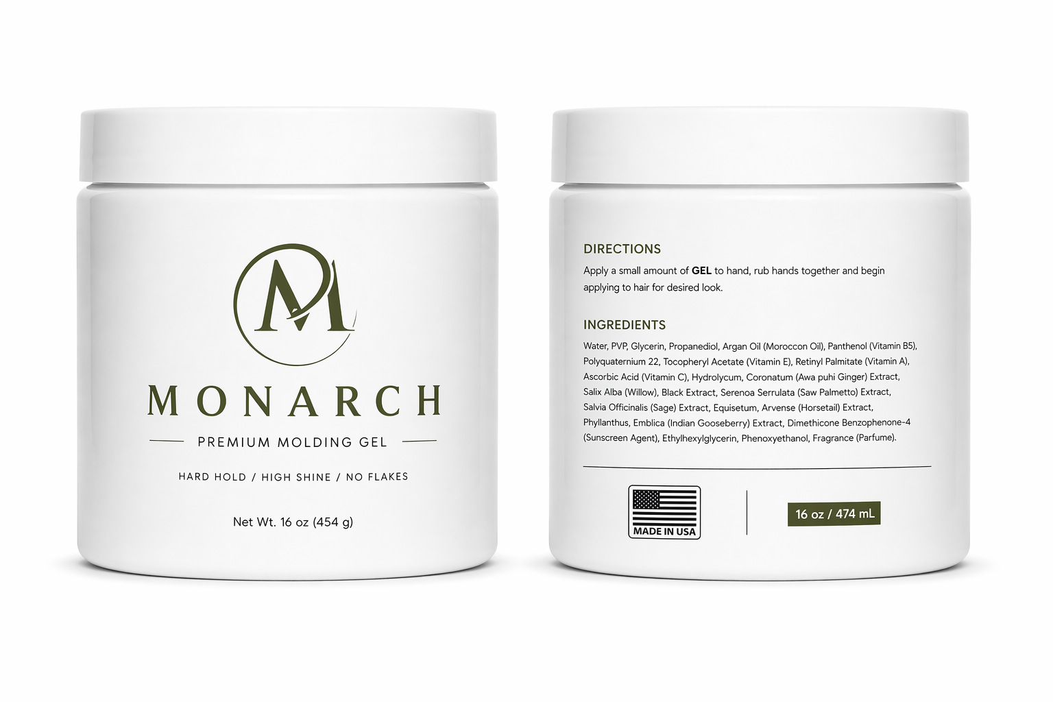 Monarch Premium Molding Gel for Hair