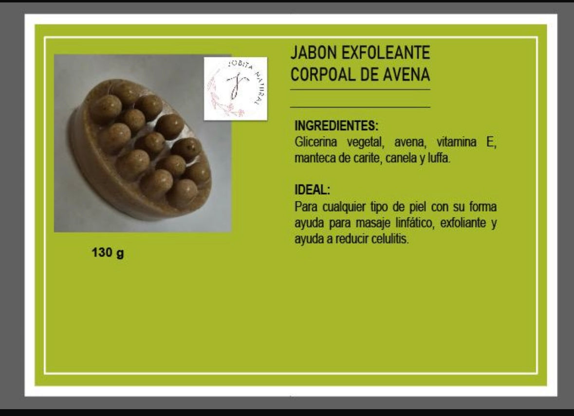 Jabon exfoliante