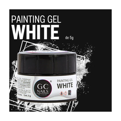 Gc Nails White Painting Gel 5g
