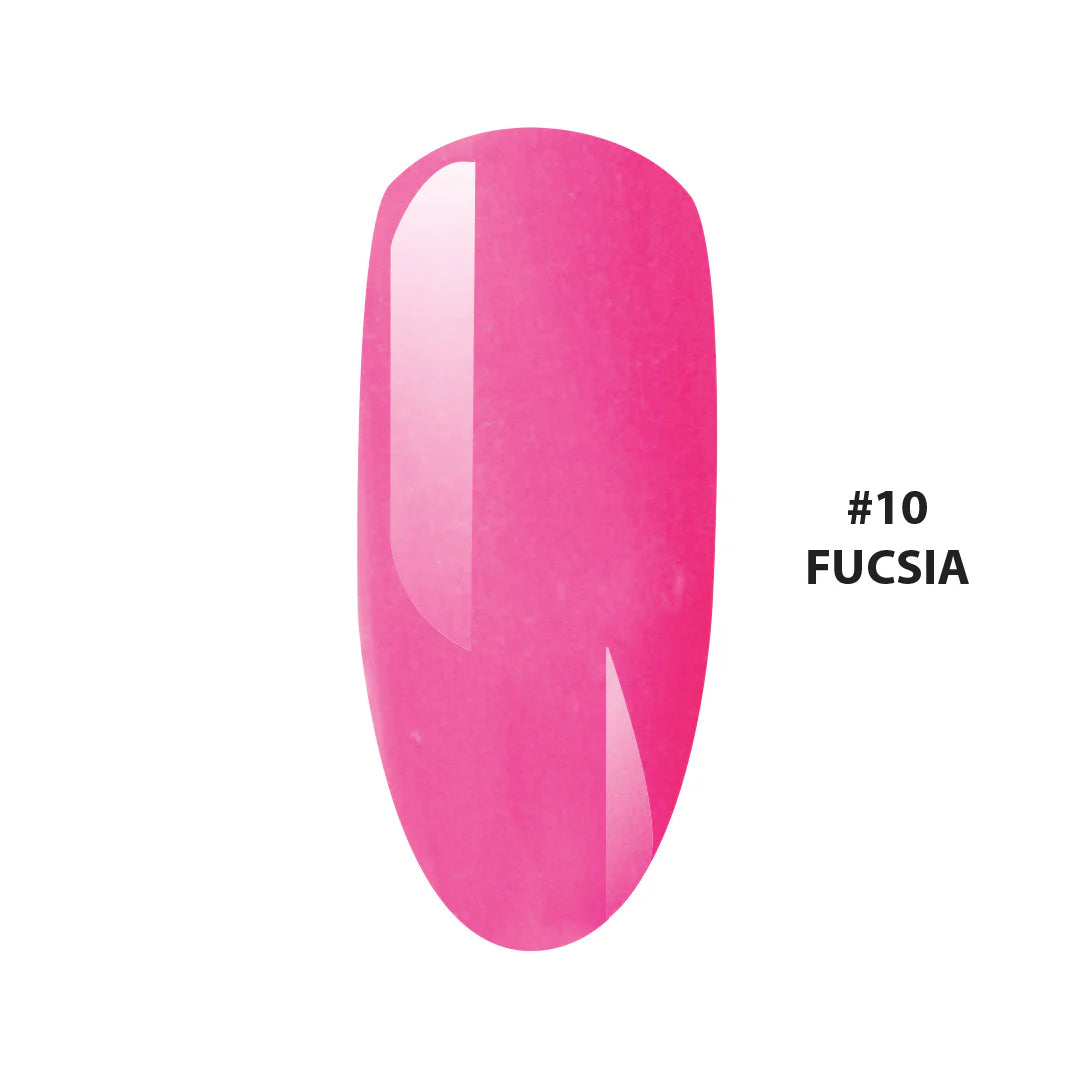 Gc Nails Fucsia Gel Polish #010- 12ml