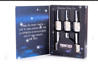 Tokio Nails gemstone party three gel collection