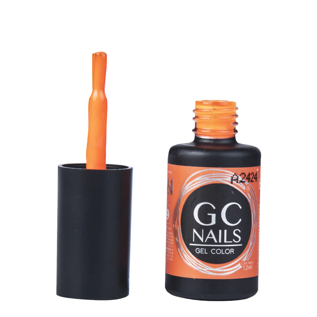 Gc Nails Tangerina Glow Gel Polish #39-12ml