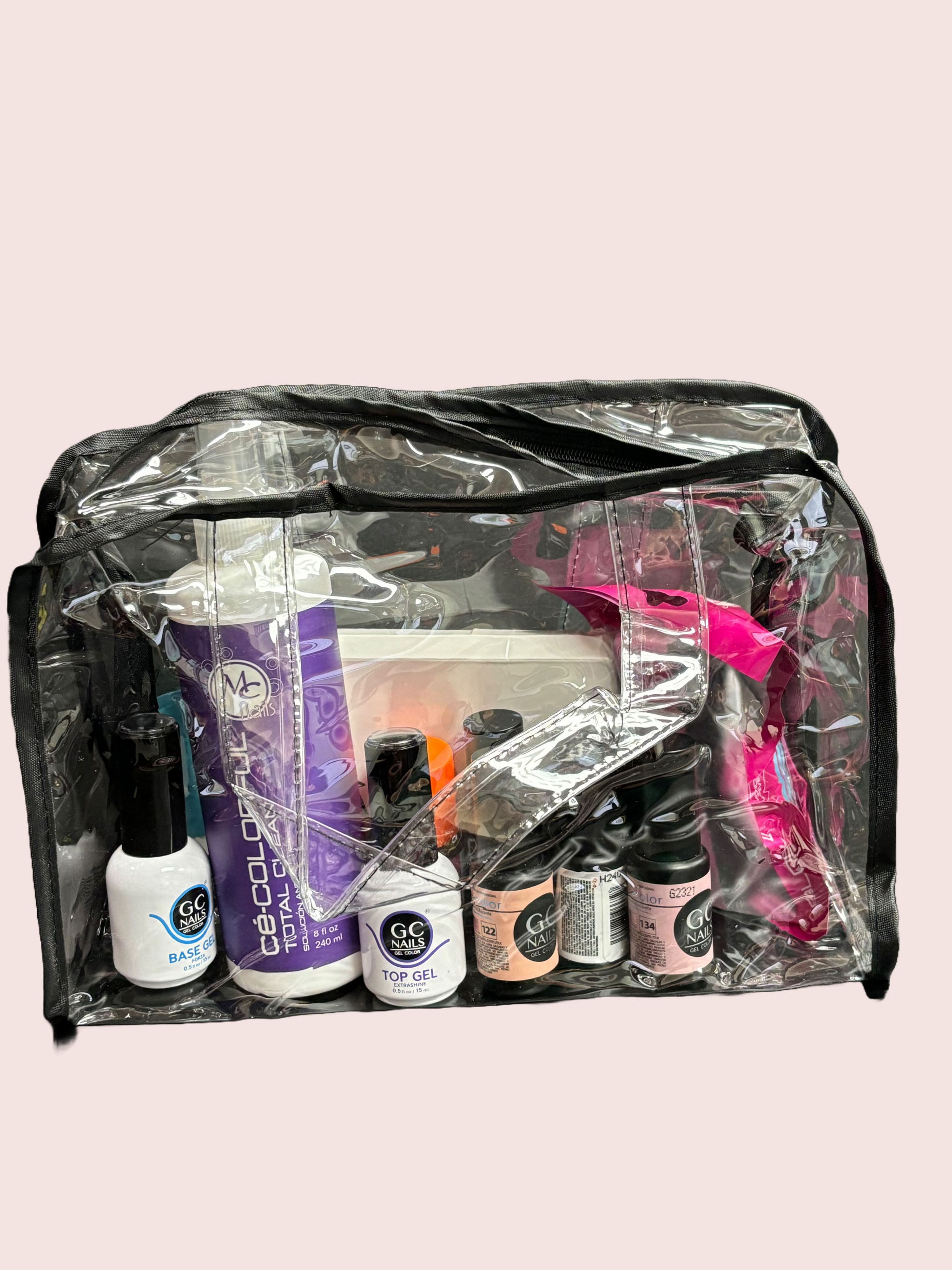 GC Nails Starter Professional Gel Kit - For Gel Nail Application 10pc set