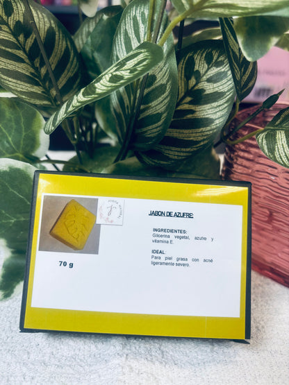 Jabon de Azufre 100% organico