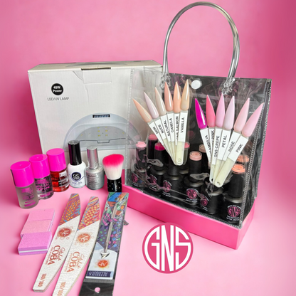 GNS Professional Gel Kit  - For Gel Nail Application 25pcs set
