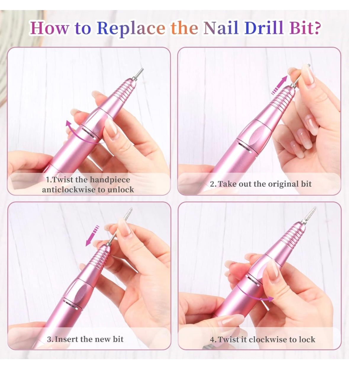 Portable Nail Drill 35000RPM