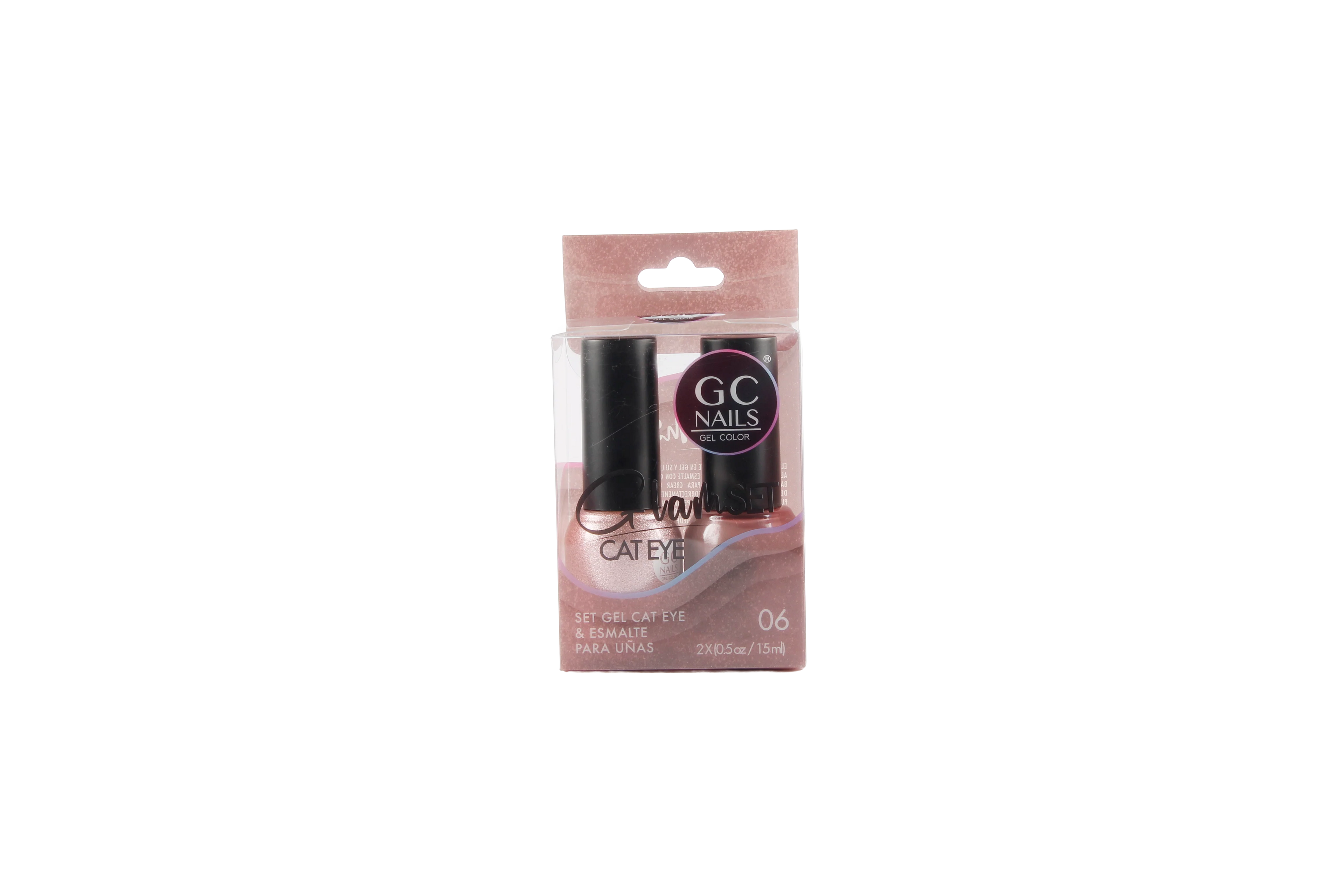 GC NAILS GEL POLISH GLAM SET CAT EYE DUO 2 PZ 15ML #06