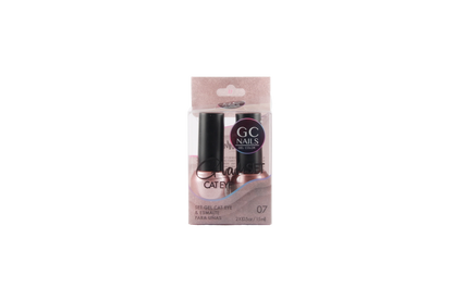 GC NAILS GEL POLISH GLAM SET CAT EYE DUO 2 PZ 15ML #07