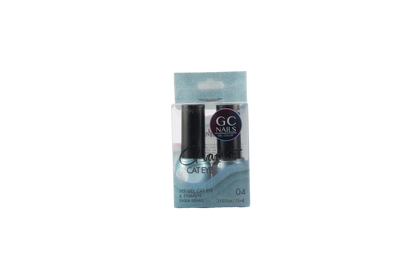 GC NAILS GEL POLISH GLAM SET CAT EYE DUO 2 PZ 15ML #04