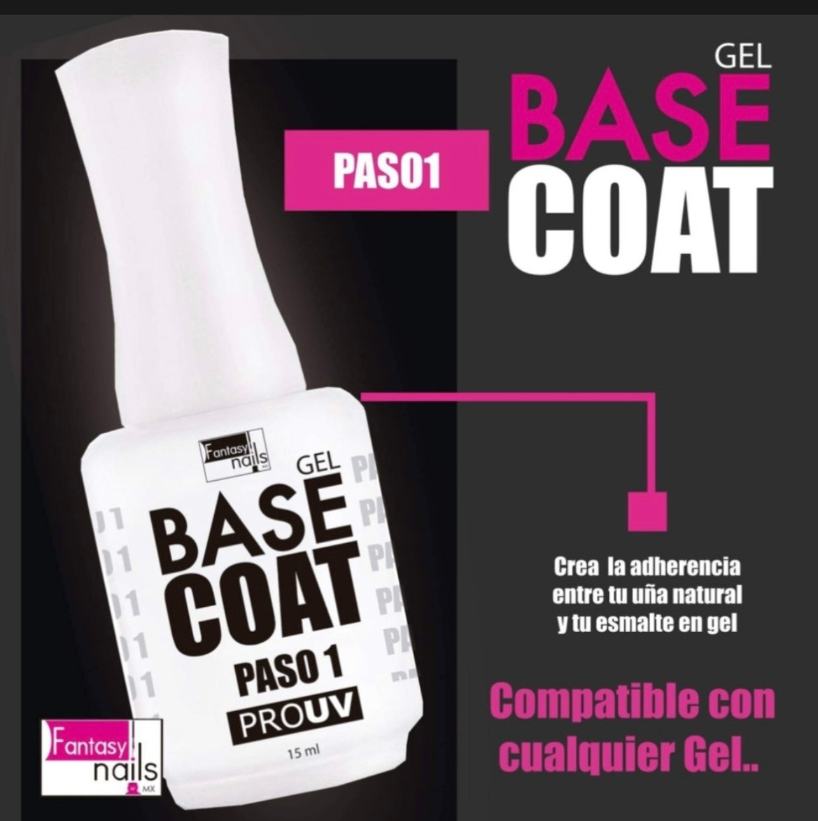 Fantasy Nails Base Coat – Gina's Nails Supplies