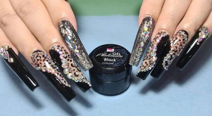 Fantasy nails KRAKEL BLACK