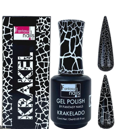 Fantasy nails KRAKEL BLACK