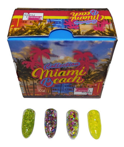 Fantasy Nails Miami Beach Acrylic Collection