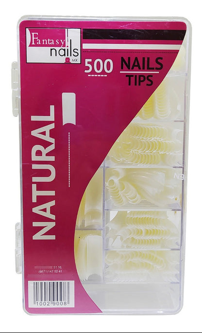 Fantasy Nails Natural Tips 500pcsp